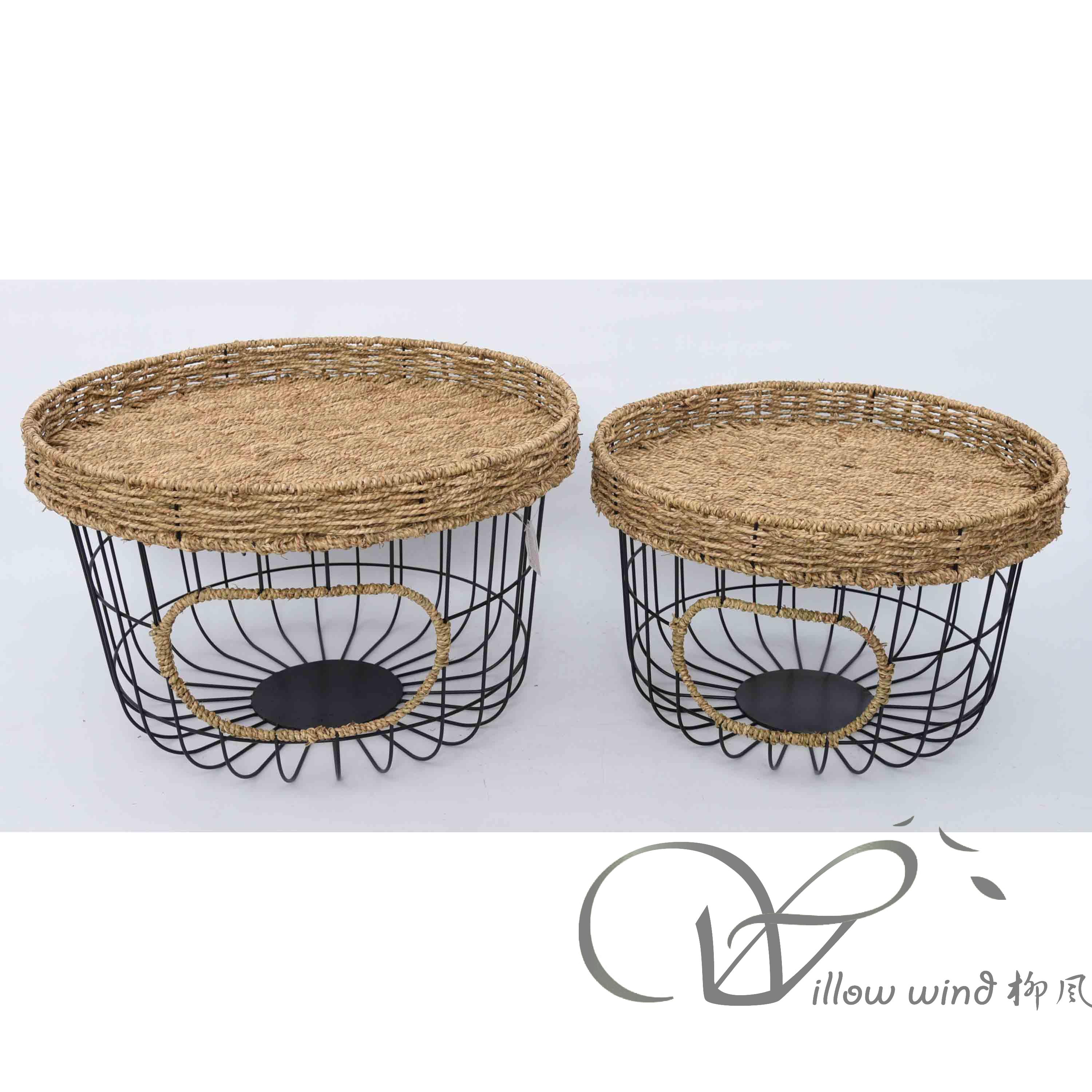 柳風(fēng)收納，客廳收納柳編筐