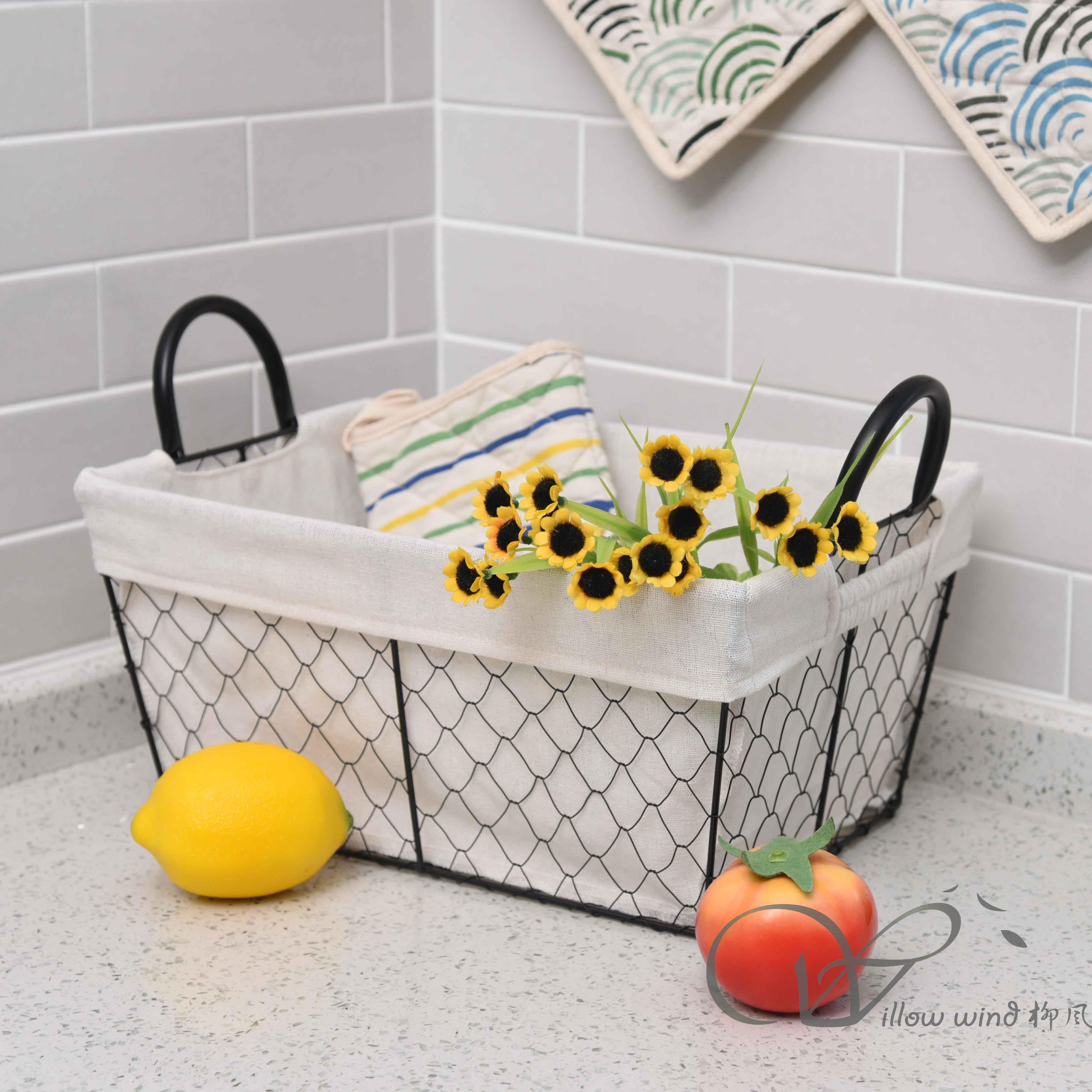 柳風(fēng)收納，客廳收納柳編筐