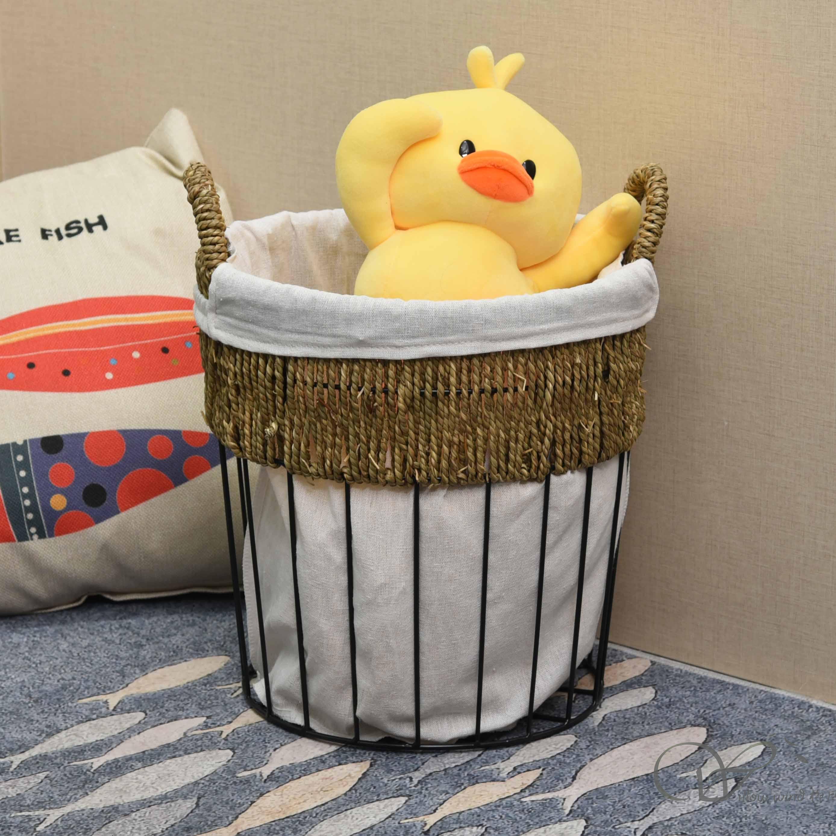 柳風(fēng)收納，客廳收納柳編筐