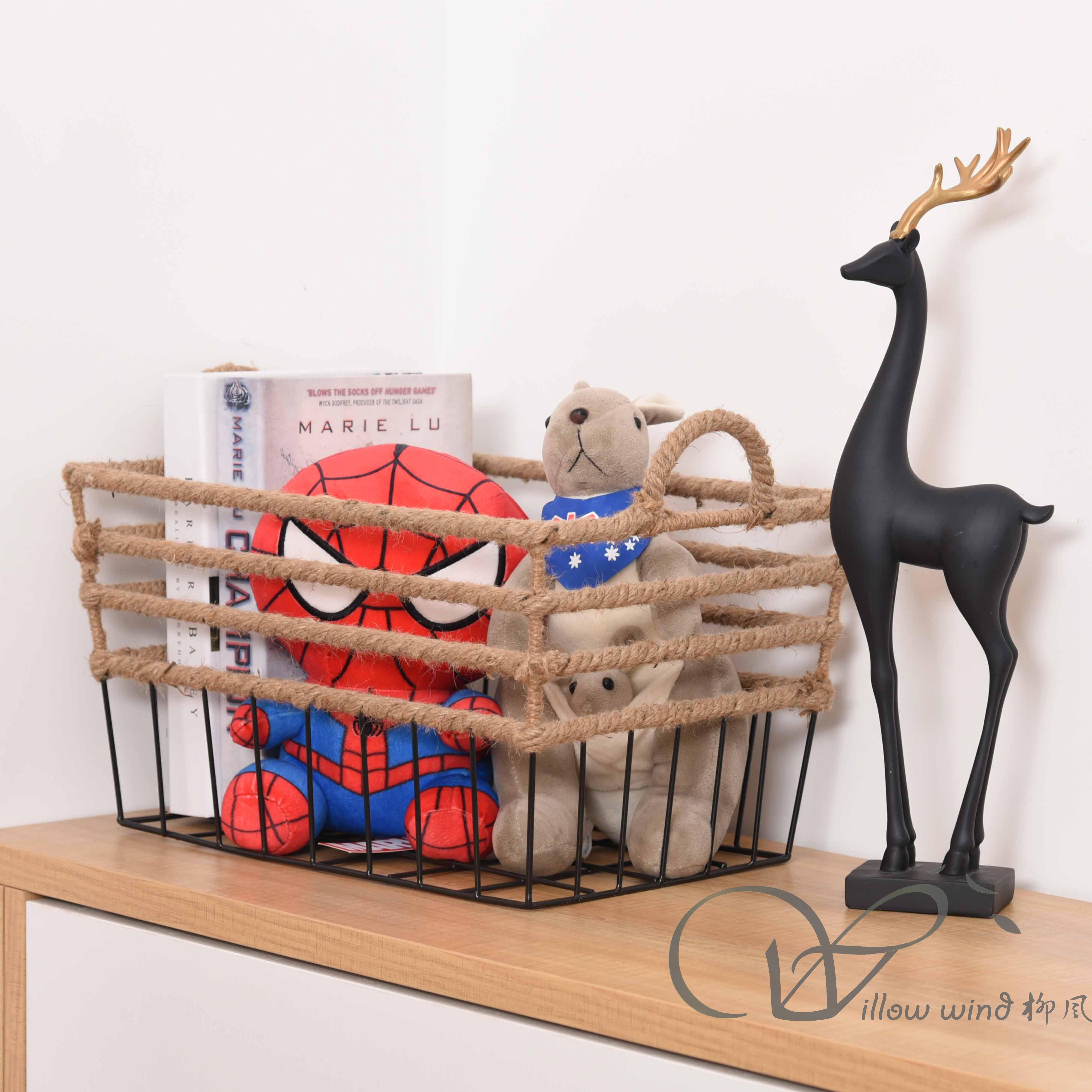 柳風(fēng)收納，客廳收納柳編筐