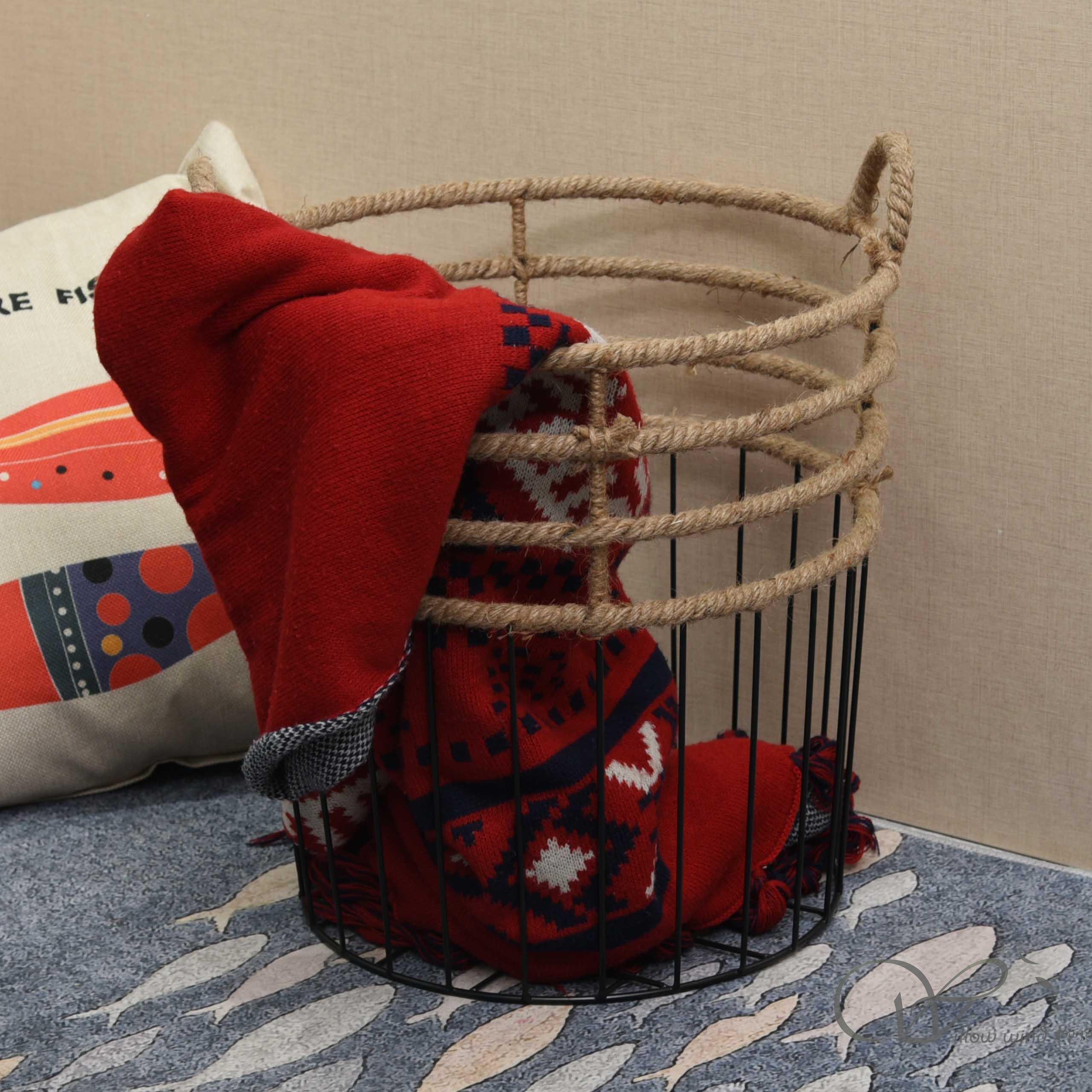 柳風(fēng)收納，客廳收納柳編筐