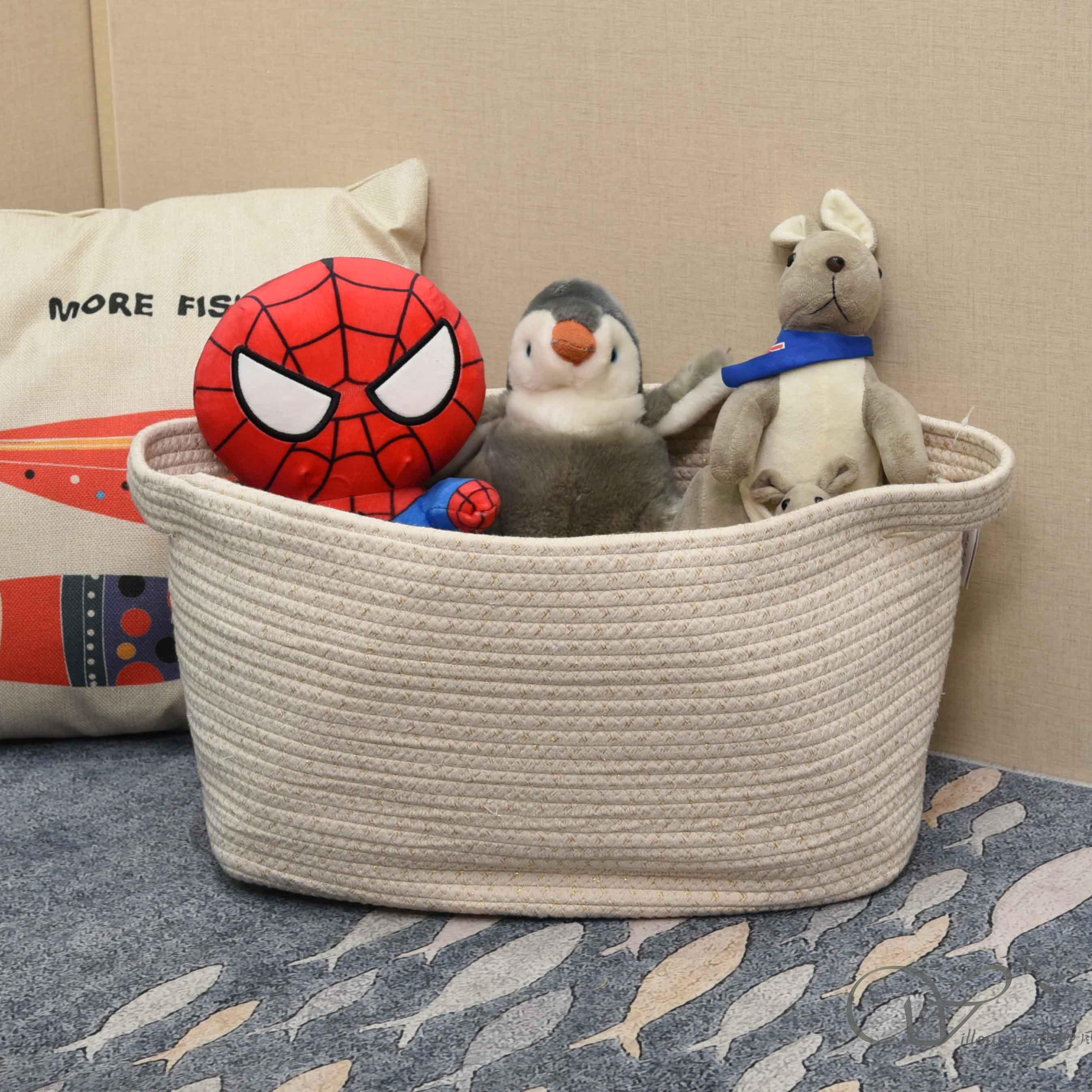 柳風收納，客廳收納柳編筐