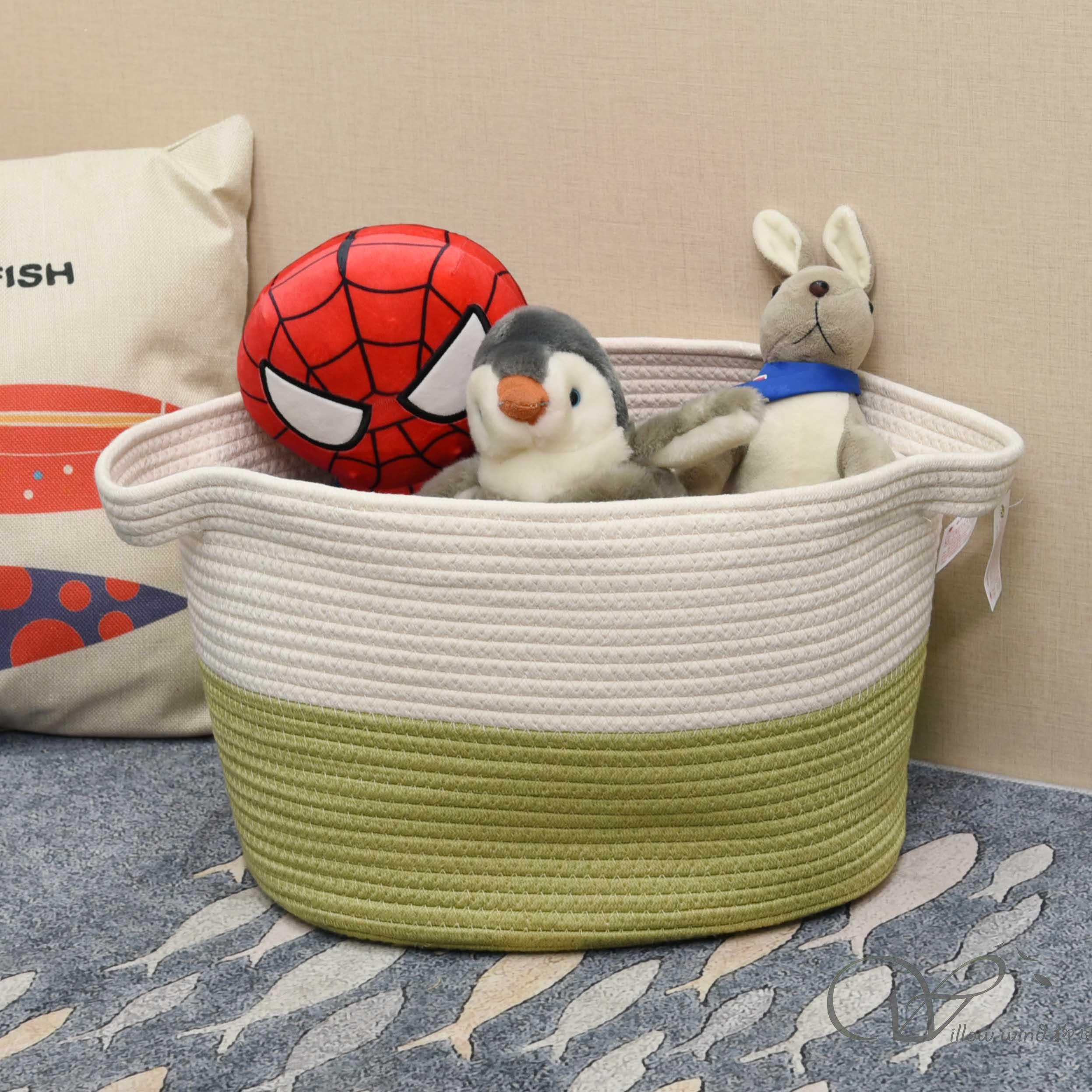 柳風(fēng)收納，客廳收納柳編筐