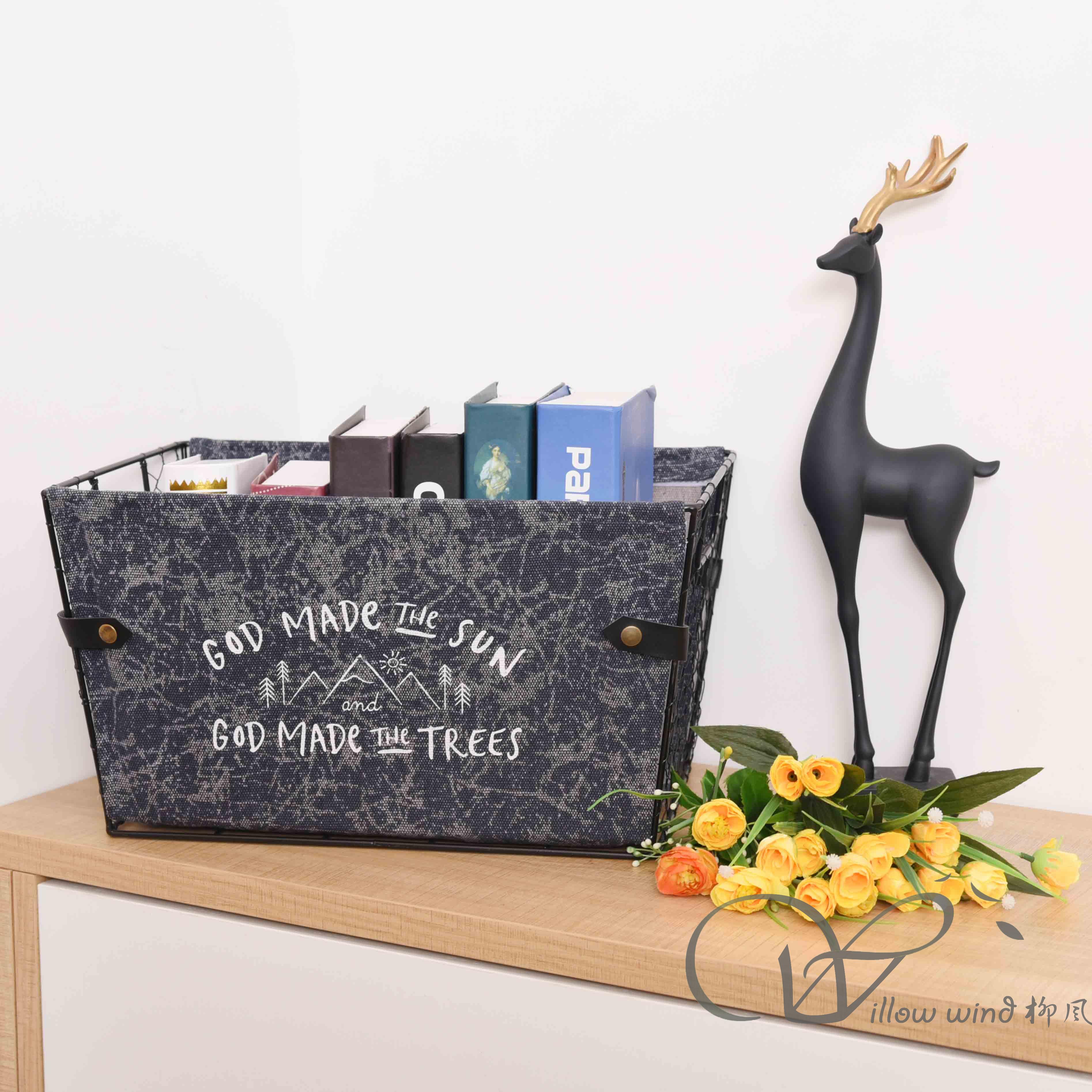 柳風收納，客廳收納柳編筐